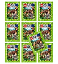 LEGO Jurassic World stickers - 10 Pochettes