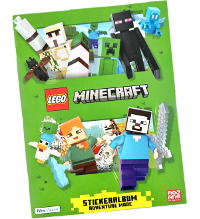 Lego Minecraft Adventure Mode Stickers - Album (version allemand)