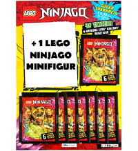 LEGO Ninjago Crystalized stickers Multipack - 48 stickers + Mini figurine