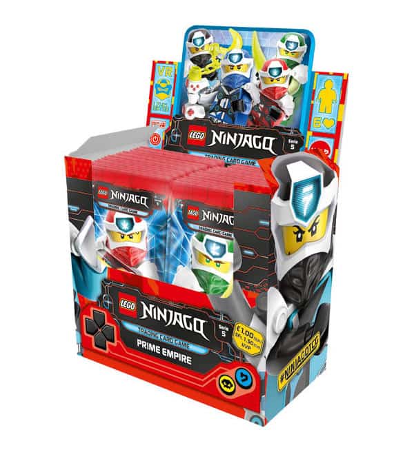 NEUF & neuf dans sa boîte Lego Ninjago série 5 Trading Card Game-Tous les 4 plaquette thermoformée avec le24-27 