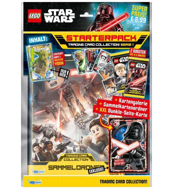 Lego Star Wars Serie 1 Trading Cards Starter Pack, Stickerpoint