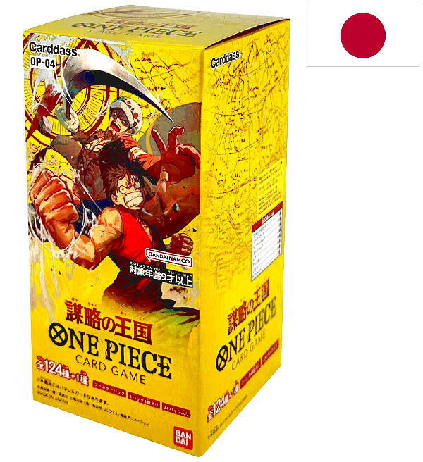 One Piece Card Game - Kingdoms Of Intrigue OP-04 - Boîte de 24 pochettes -  JP, Stickerpoint