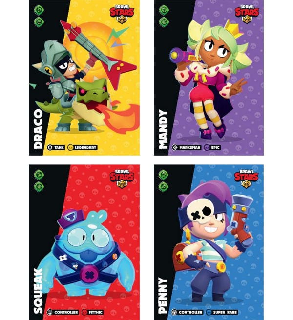 Blister De 3 Pochettes Panini Brawl Stars - 24 Cartes à Collectionner Avec Brawlers Et Cartes Spéciales