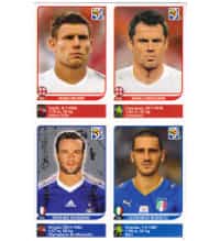 Panini Coupe du Monde 2010 - 80 extra stickers 20 feuilles