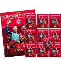 Panini FC Bayern Munich 2020/2021 Sticker + Cards - Album + 10 Pochettes