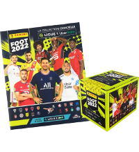 Panini Foot 2022 Ligue 1 Stickers - Album + Boîte de 50 pochettes
