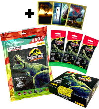 Panini Jurassic 30th Anniversary Trading Cards - Mega-Bundle + 3 LE Cards