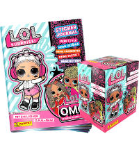 Panini LOL Surprise OMG Stickers 2021 - Album + Boîte de 50 pochettes