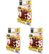 Panini Marvel Deadpool Stickers & Cards - 3 x Eco-Blister (=21 pochettes + 3 LE Cards)