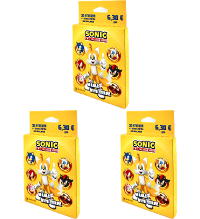 Panini Sonic the Hedgehog - Choose Your Team Stickers - 3 x Eco-Blister (=21 pochettes + 3 LE Cards)