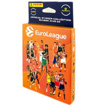Panini Turkish Airlines EuroLeague 2025-26 Stickers - Eco-Blister (=6 pochettes)