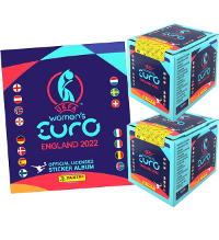 Panini Euro Féminin 2022 Stickers - Album + 2 Boîtes (=100 pochettes)