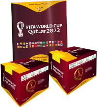 Panini World Cup 2022 Stickers - Album + 2 Boîtes (=100 Pochettes) - Version 638