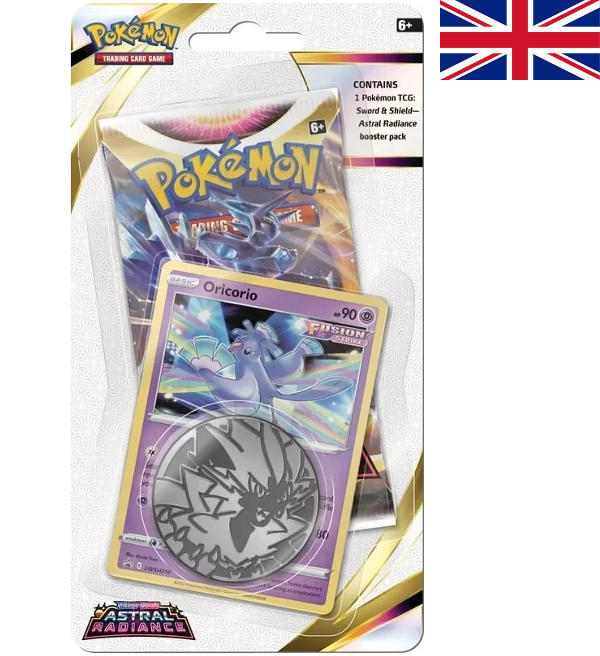 Pokemon Astral Radiance - Checklane Blister Oricorio EN