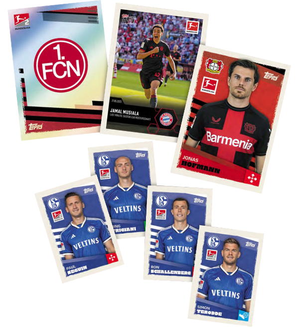 Topps Bundesliga 2023/2024 Complete Set – 523 Stickers + Album – German Edition