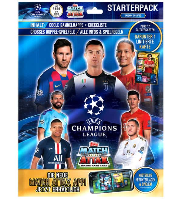 Match Attax 2019/20 19/20 édition limitée et sous-ensemble de cartes-Champions League