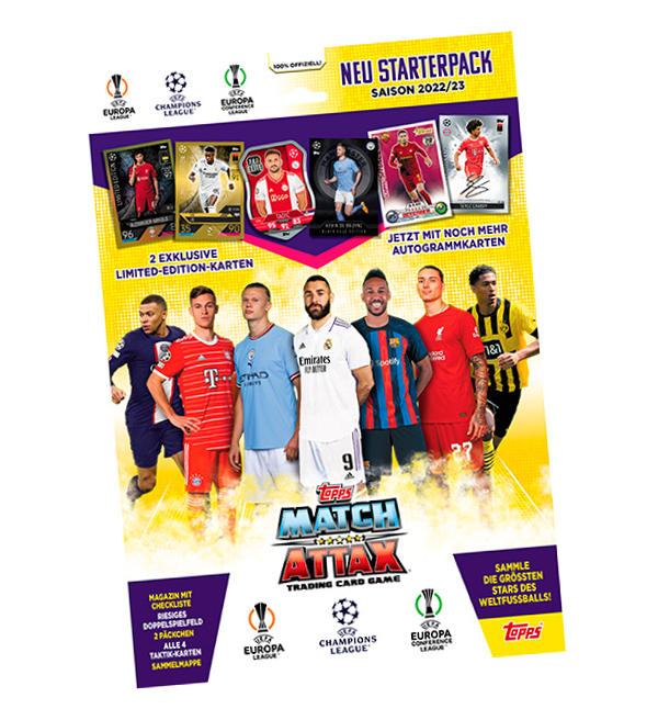 Topps Champions League Match Attax 2022/23 Starterpack, Stickerpoint