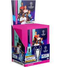 Topps Champions League Stickers 2023/2024 - Boîte de 50 pochettes