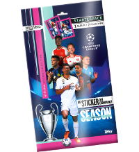 Topps Champions League Stickers 2023/2024 - Starterpack - Album + 16 Stickers