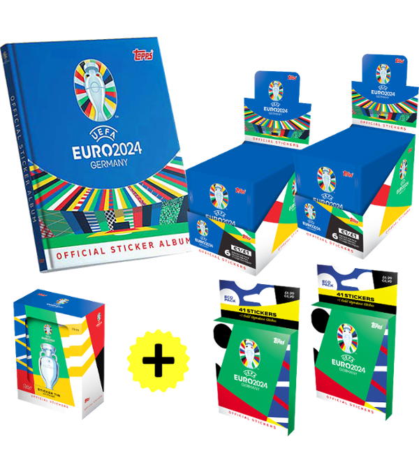 Topps EURO 2024 Stickers MegaBundle PRO, Stickerpoint