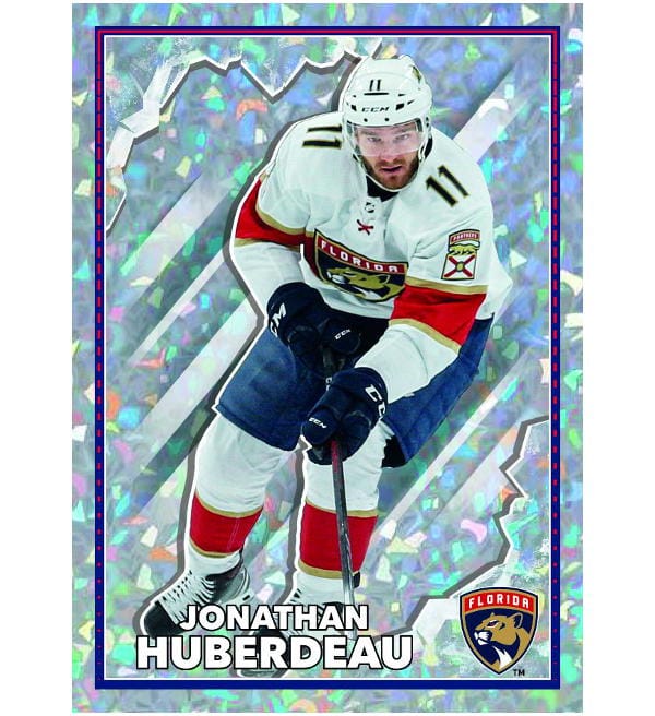 Topps 2019 2020 EXCLUSIVE NHL Hockey HUGE Factory Sealed 50 Pack Sticker  Box with 250 Brand New Stickers45 