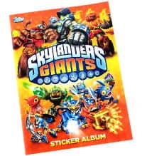 Topps Skylanders Giants Stickers - Album Vide (version allemande)