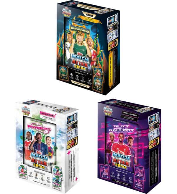 Topps UCC Match Attax Extra 2026 Mega Tin Blitzballers - 48 Cartes Dont 3 LE - Collection UEFA