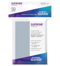 Ultimate Guard Supreme UX Sleeves Transparent - 50 pieces (66x91mm)