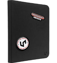 Ultra Pro 9-Pocket Patchcraft Zippered PRO-Binder Noir