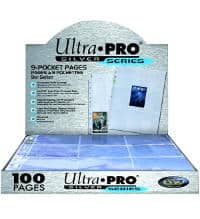 Ultra Pro Silver Series 9-Pocket Pages - 100 pages à 9 pochettes