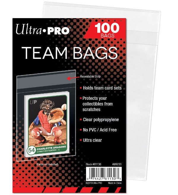 Ultra PRO One-Touch Bags Resealable Sleeves – 2 Packs Of 100 (200 Total) – For 35 Pt. Card Holders