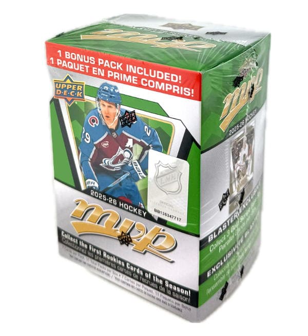 Upper Deck 2023-24 MVP Hockey Retail Box – 36 Pacchetti Di Carte Da Collezione (216 Carte)